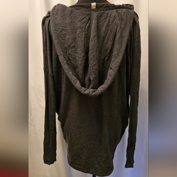 Athleta Dark Gray Purana Wrap Sweatshirt XS NWT - Picture 2 of 9
